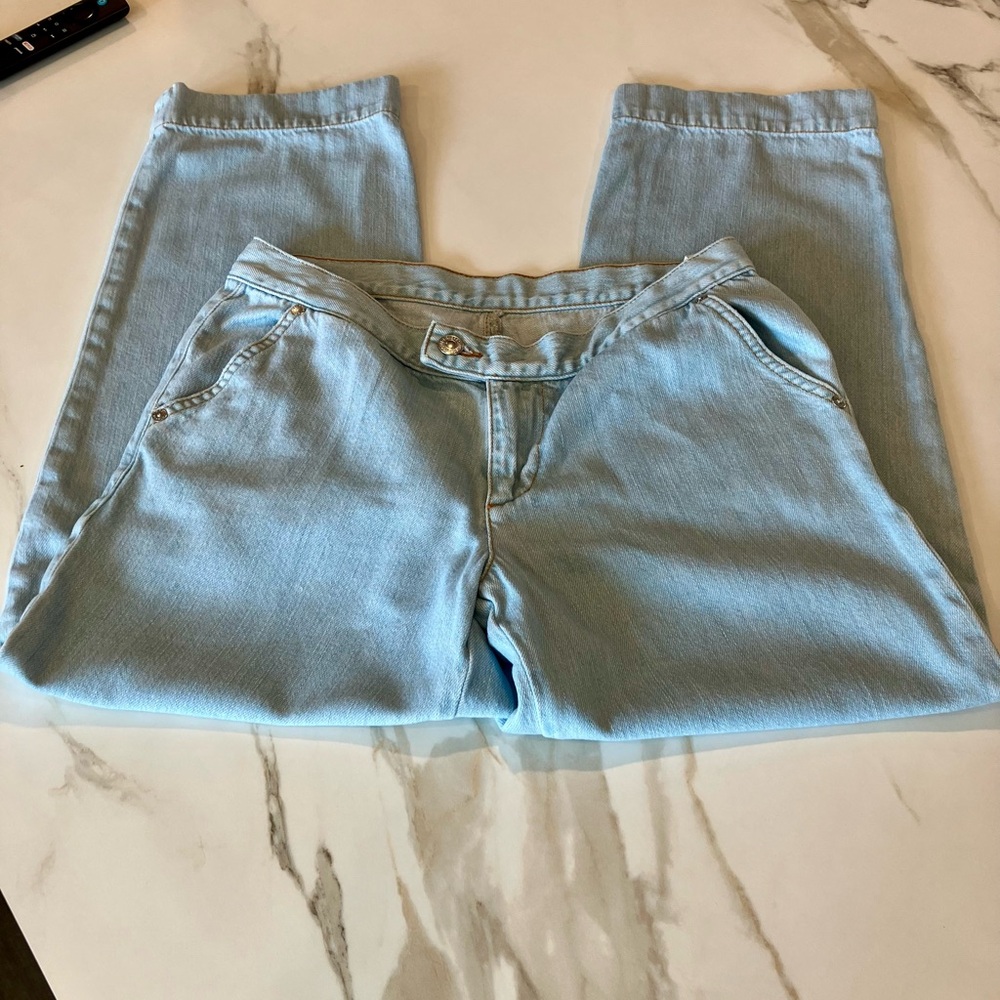 Free People Light Blue Ankle Jeans